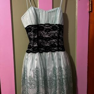 Blue ball dress